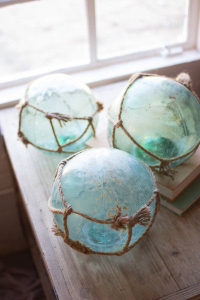 antique glass floats