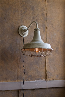 Wall Sconce Lamp with Cage