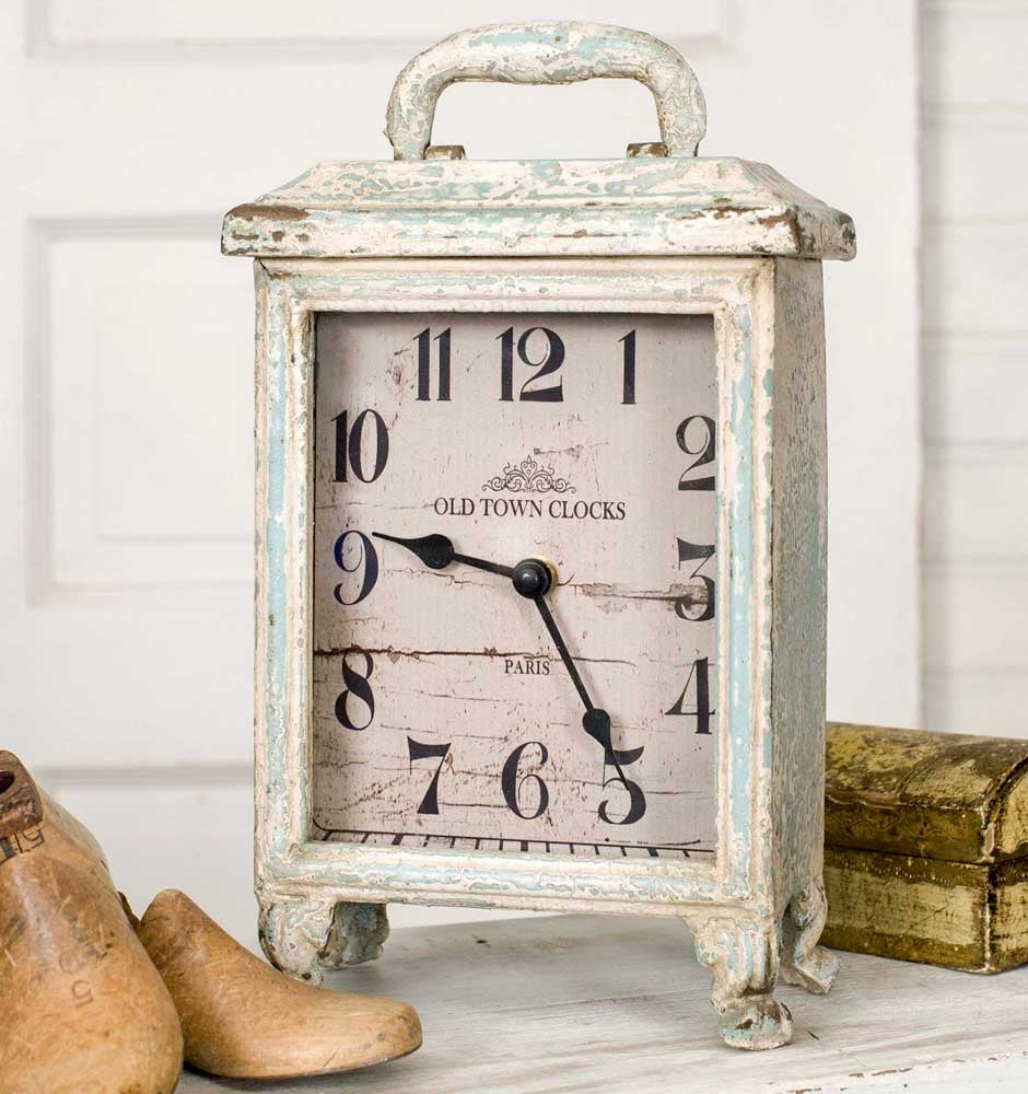 Distressed Carriage Clock